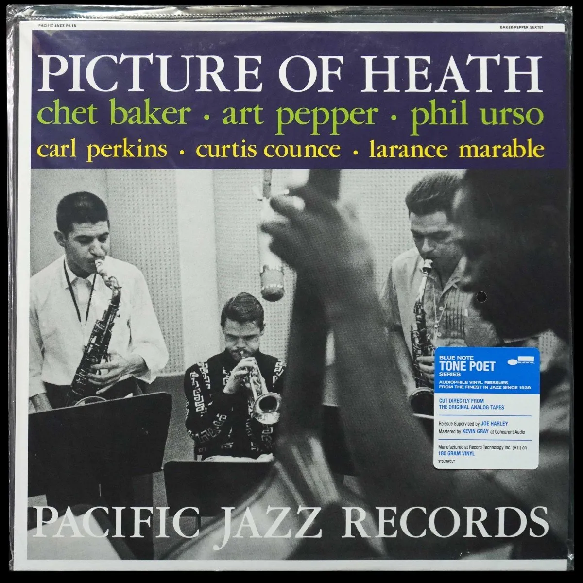 LP Chet Baker — Picture Of Heath (моно) фото