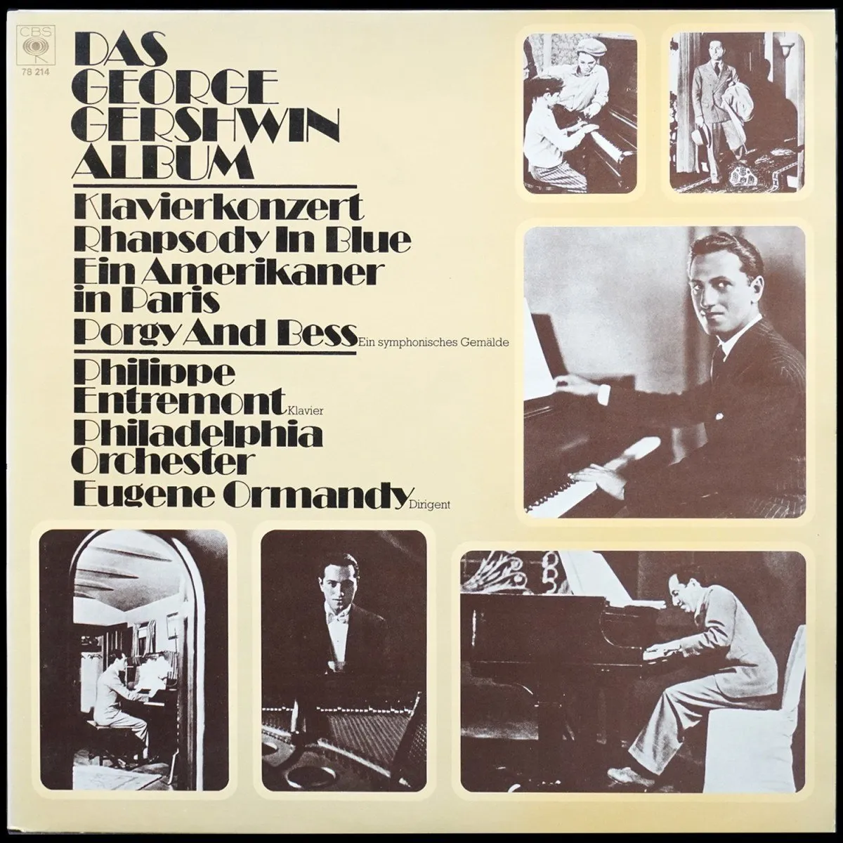 LP Eugene Ormandy — Das George Gershwin Album (2LP) фото