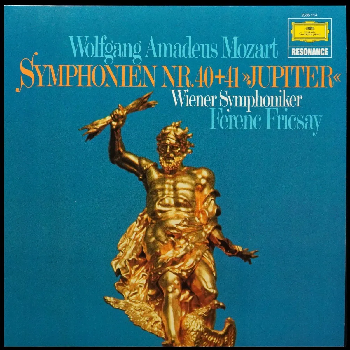 LP Ferenc Fricsay — Mozart: Symphonien Nr. 40 G-moll / Nr. 41 C-dur 'Jupiter' фото