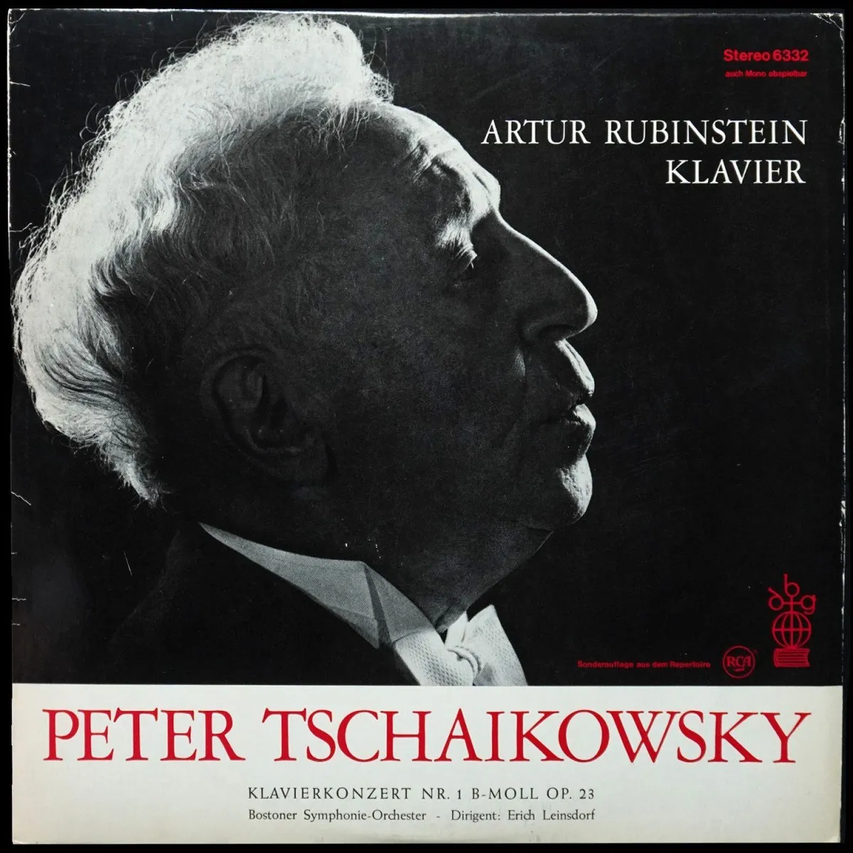 LP Erich Leinsdorf — Tchaikovsky: Klavierkonzert Nr. 1, B-Moll, Op. 23 фото