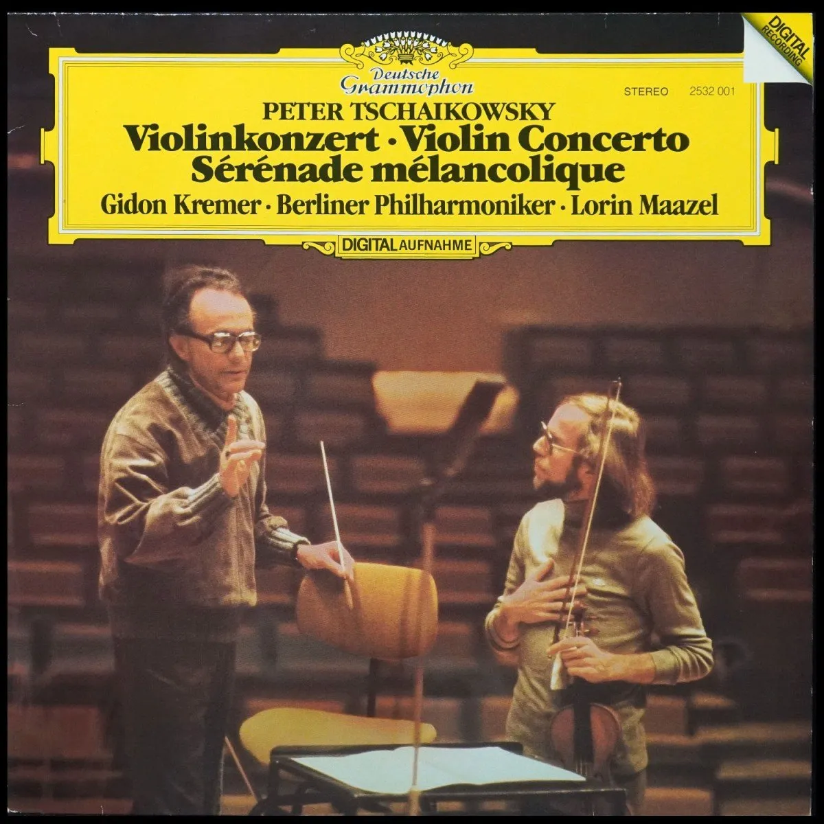 LP Lorin Maazel — Tschaikowsky: Violinkonzert / Violin Concerto / Serenade Melancolique фото