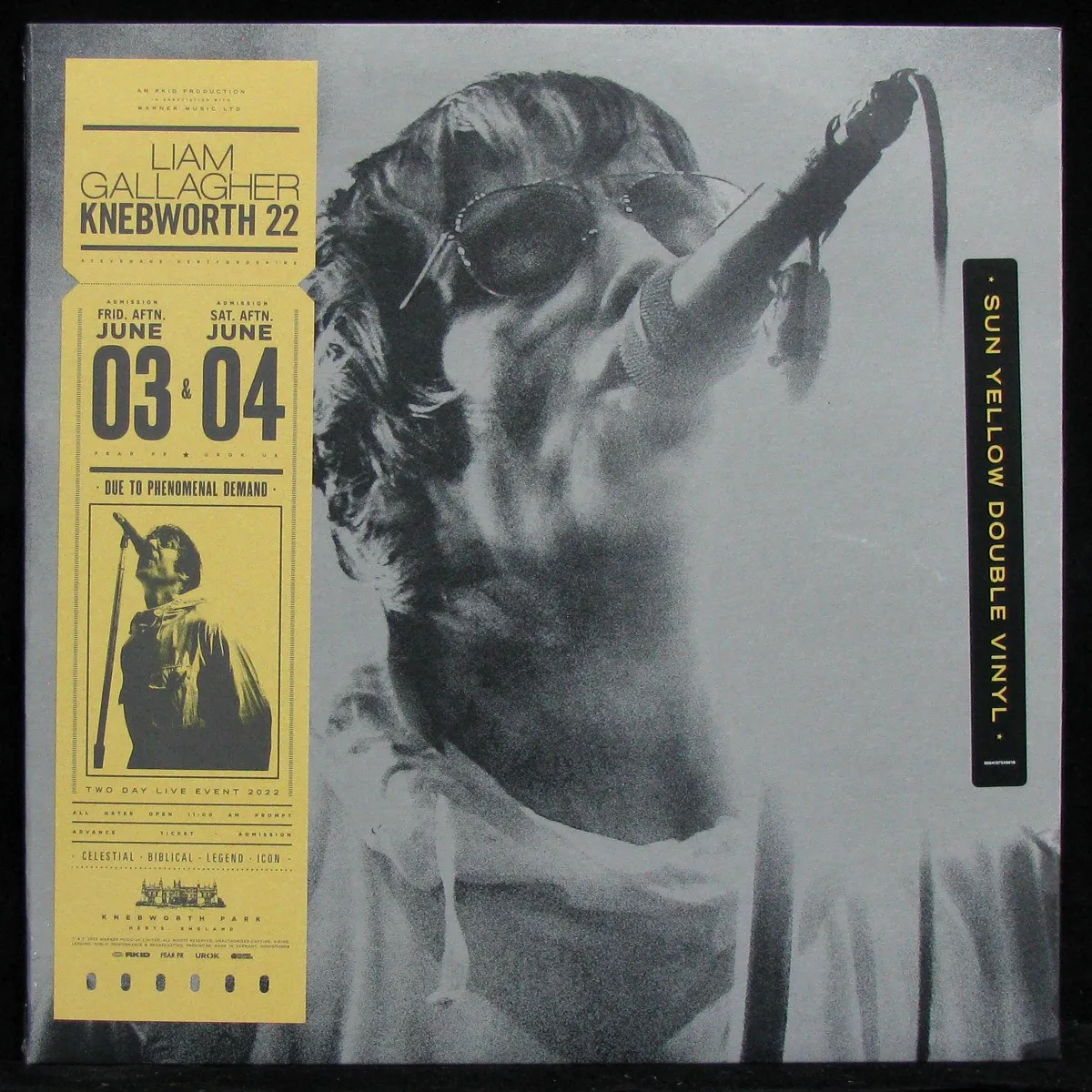 LP Liam Gallagher — Knebworth 22 (2LP, + постер, цветной винил) фото