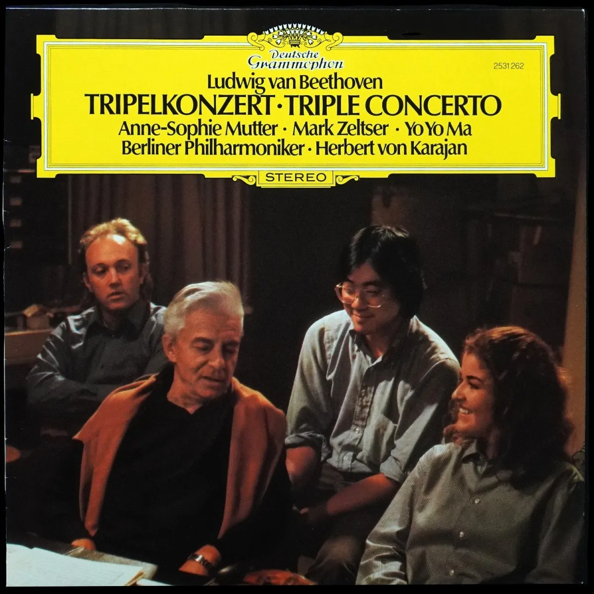 LP Herbert Von Karajan — Beethoven: Tripelkonzert фото