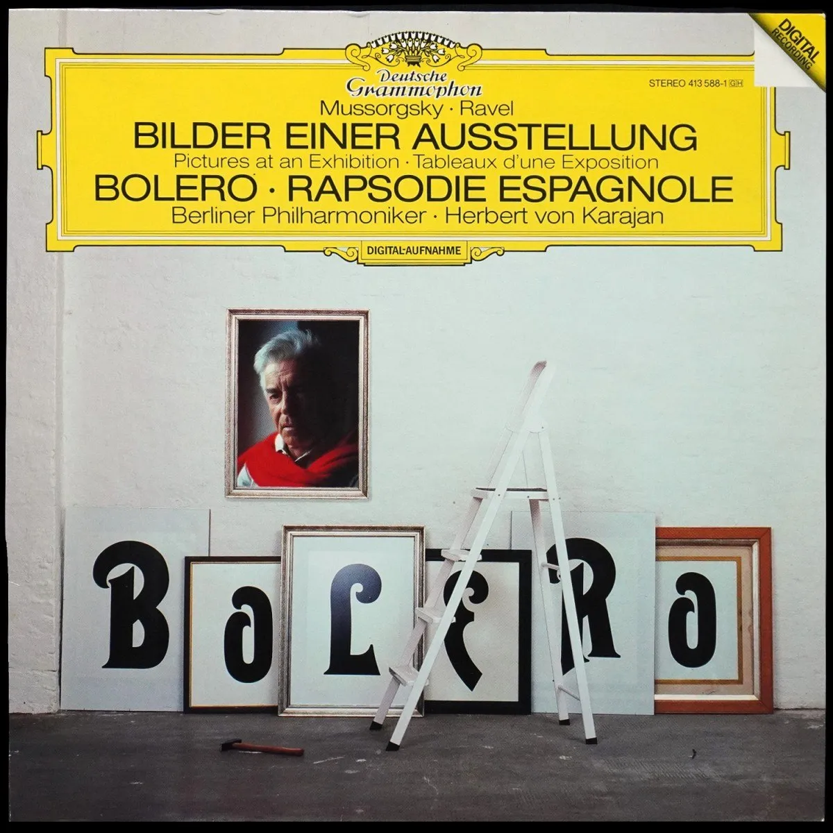 LP Herbert Von Karajan — Mussorgsky: Bilder Einer Ausstellung / Bolero / Rapsodie Espagnole фото