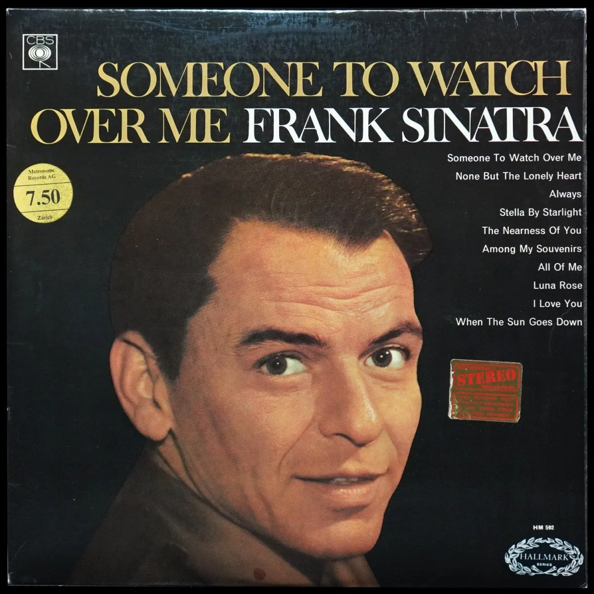 LP Frank Sinatra — Someone To Watch Over Me фото