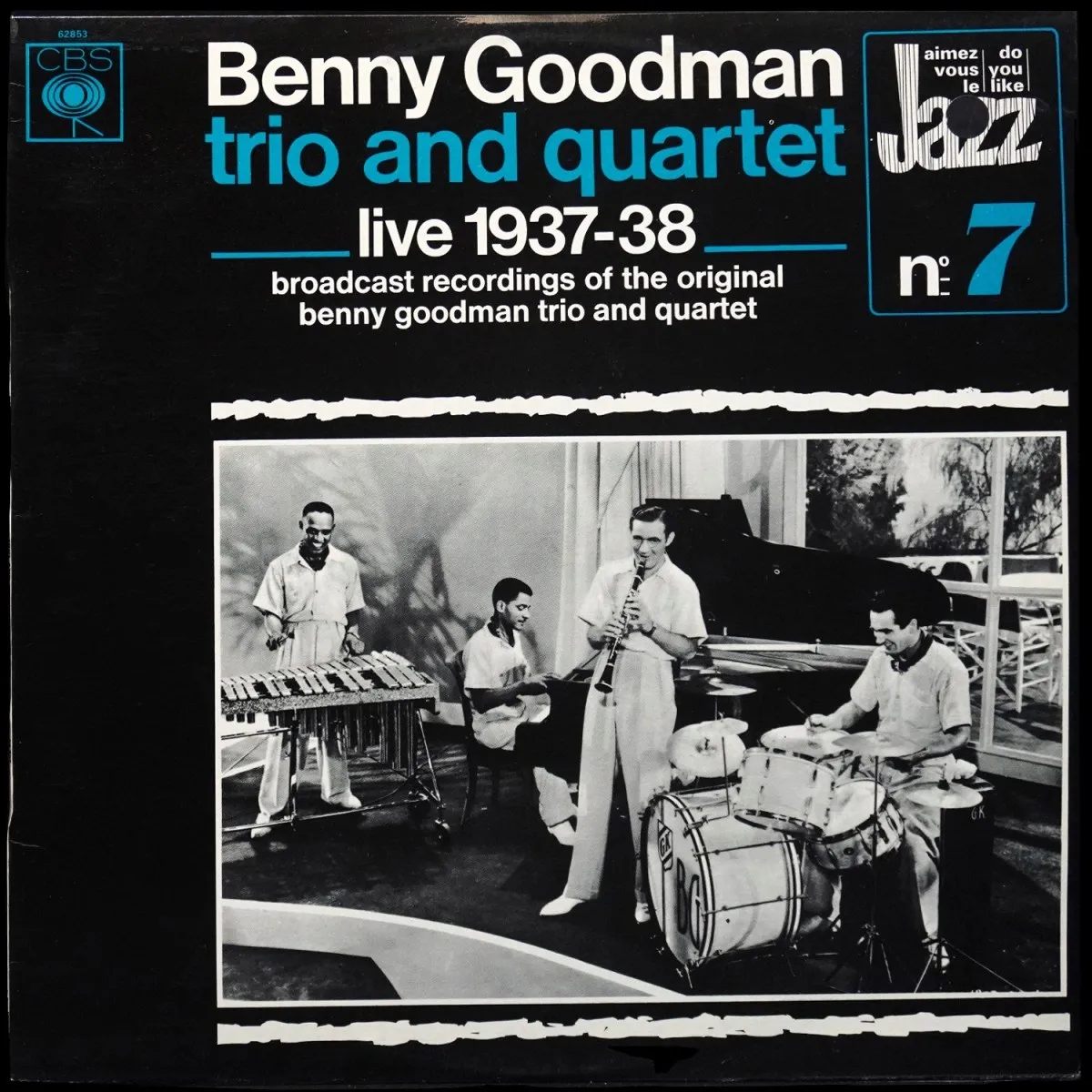 LP Benny Goodman Trio — Live 1937-38 фото