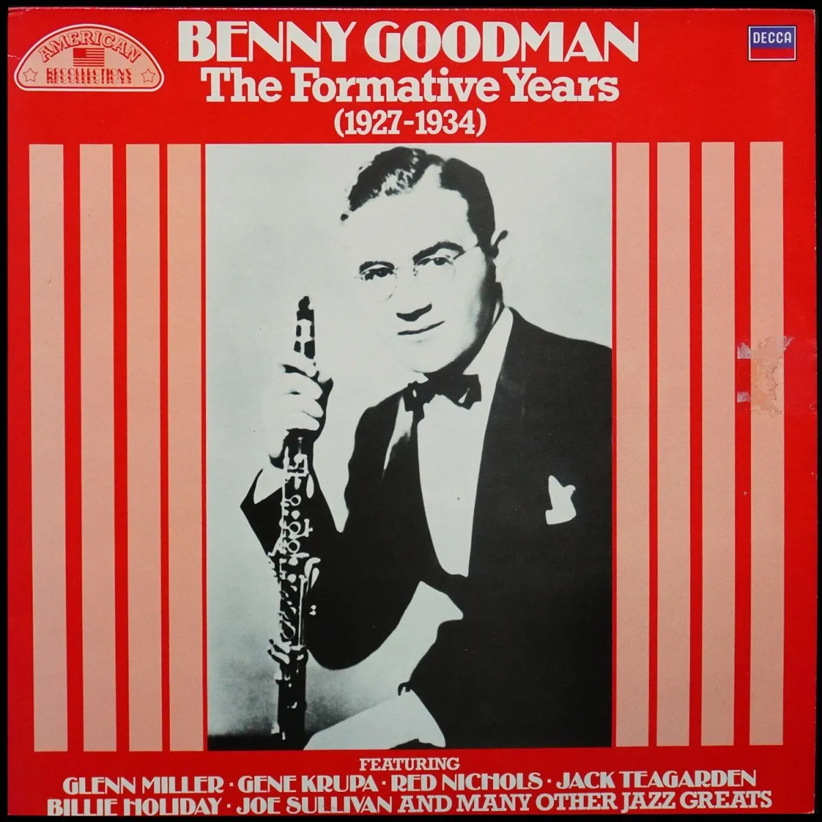 LP Benny Goodman — Formative Years (моно) фото