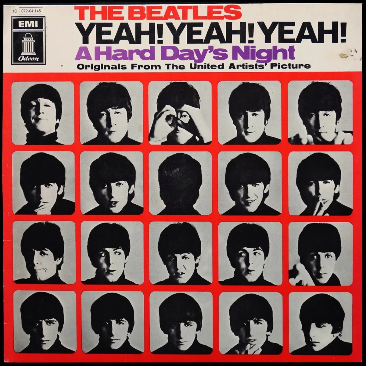LP Beatles — Yeah! Yeah! Yeah! - A Hard Day's Night - Originals From The United Artists Picture фото