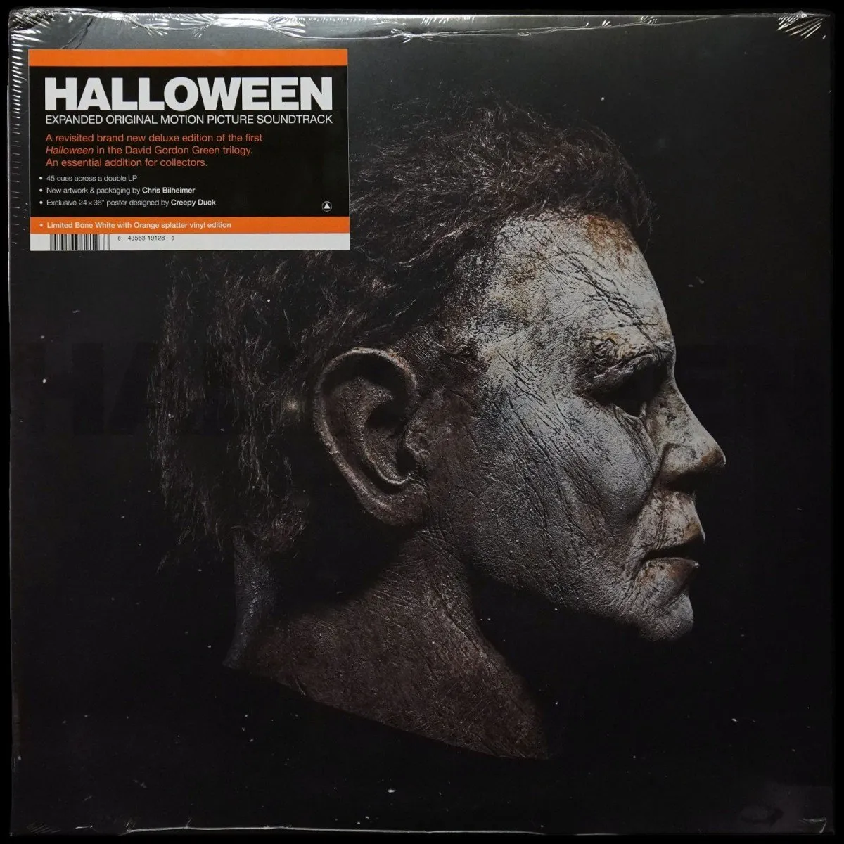 LP John Carpenter — Halloween: Original Motion Picture Soundtrack (Expanded Edition) (2LP,  белый винил с оранжевыми брызгами) фото