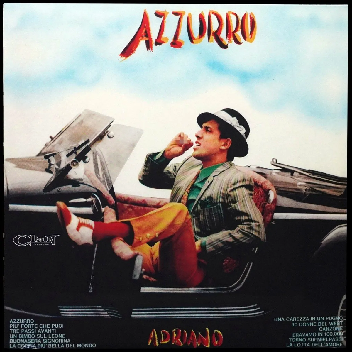 LP Adriano Celentano — Azzurro (цветной винил) фото